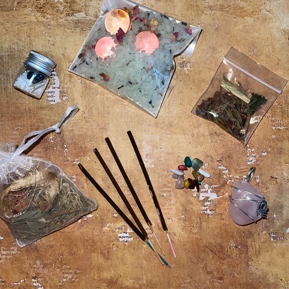 Crystal and Herb Bundle!